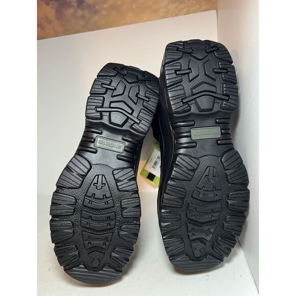 Interceptor Boots Mens 11 Wide Black Leather Force Tactical Steel Toe Work NEW - Picture 9 of 10